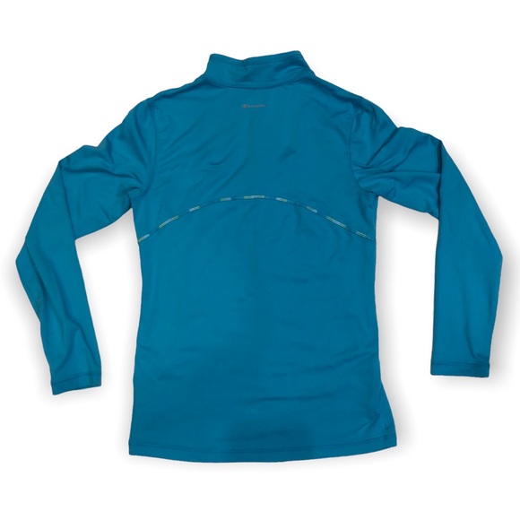 Champions Women’s Turquoise Running Sweater - Picture 2 of 8